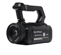 EBAYTV Caméra de vlogging, Caméscope vidéo Portable à écran TFT Rotatif 48 MP avec éclairage d'appoint, caméra vidéo compacte for Adolescents débutants