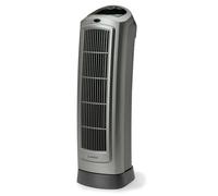 EBAYTV Dispositif de Chauffage, Chauffage d'appoint oscillant Portable en céramique 1500 W, Tour, Affichage numérique, Vitesses réglables, Silencieux, télécommande, Thermostat, minuterie