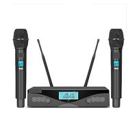 EBAYTV Microphones sans Fil, Microphone sans Fil G-Mark G320AM UHF 2 canaux fréquence réglable for l'enseignement de Mariage d'église de Spectacle de fête