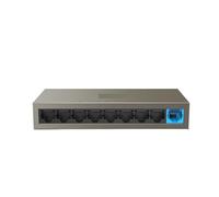 EBAYTV Répartiteur Ethernet Commutateur Réseau Gigabit Ethernet Intelligent, 5/8 Ports, 1000Mbps, Haute Performance, Hub RJ45, Séparateur Internet (Color : 9 Port 100M Metal, Size : 1 UK)