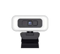 EBAYTV Webcam, Webcam Portable Full HD 2K 4K for Ordinateur Portable, Mise au Point Automatique, Diffusion en Direct, Flexible avec Microphone, Diffusion en Direct avec lumière(4K-with Light)