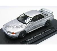 EBBRO 1/43 Nissan Skyline GT-R (R32) Silver (japan import)