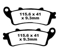 EBC Brakes SFA281 Plaquettes de frein