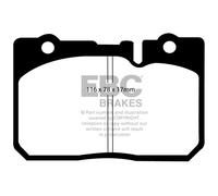 Kit de plaquettes de frein, frein à disque EBC Brakes DP21154
