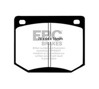 EBC Brakes DP2216 Greenstuff Garniture de Frein