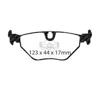 EBC Brakes DP5690NDX Bluestuff NDX Garniture de Frein