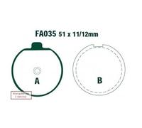 EBC Brakes FA035 Plaquettes de frein