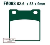 Ebc Fa-hh Series Fa063hh Sintered Brake Pads Noir
