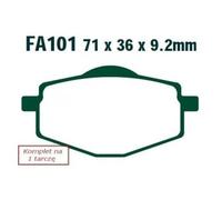 Ebc Fa-r Series Fa101r Sintered Brake Pads Noir