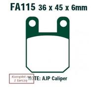 EBC Brakes FA115TT Plaquettes de frein