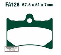 Ebc Fa-hh Series Fa126hh Sintered Brake Pads Noir