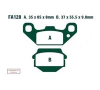 EBC Brakes FA128TT Plaquettes de frein