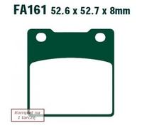 PLAQUETTES DE FREIN POUR KAWASAKI ZX-7R NINJA 96> ARRIÈRE EBC FA161 ORGANIQUE...