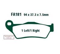 EBC Brakes FA181HH Plaquettes de frein