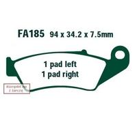 Ebc Fa-r Series Fa185r Sintered Brake Pads Noir
