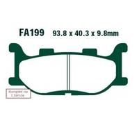 Ebc Fa-hh Series Fa199hh Sintered Brake Pads Noir