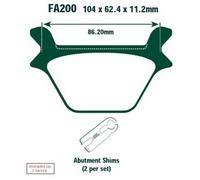 EBC Brakes FA200 Plaquettes de frein