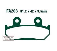 Ebc Fa-hh Series Fa203hh Sintered Brake Pads Noir