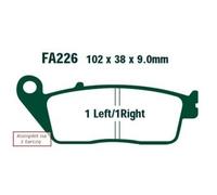 Ebc Fa-hh Series Fa226hh Sintered Brake Pads Noir