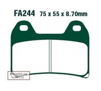 EBC Brakes FA244HH Plaquettes de frein