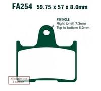 EBC Brakes FA254 Plaquettes de frein
