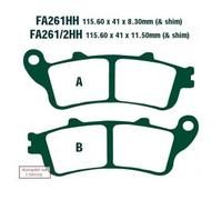 EBC Brakes FA261HH Plaquettes de frein