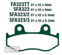 Ebc Fa-r Series Fa323r Sintered Brake Pads Noir