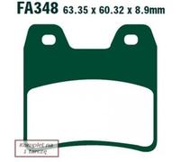 Ebc Fa-hh Series Fa348hh Sintered Brake Pads Noir