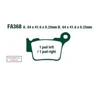 Ebc Fa-r Series Fa368r Sintered Brake Pads Noir