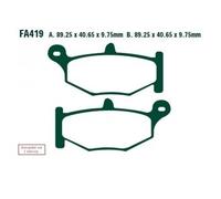 EBC Brakes FA419 Plaquettes de frein