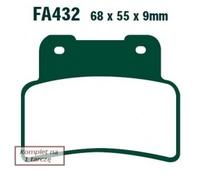 Ebc Fa-hh Series Fa432hh Sintered Brake Pads Noir