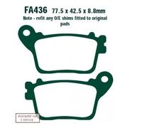 Ebc Fa-hh Series Fa436hh Sintered Brake Pads Noir