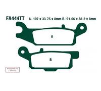 EBC Brakes FA444TT Plaquettes de frein
