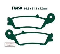 Ebc Fa-r Series Fa450r Sintered Brake Pads Noir