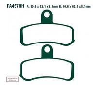 Ebc Fa-v Series Fa457v Sintered Brake Pads Noir