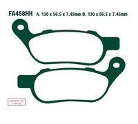 Ebc Fa-hh Series Fa458hh Sintered Brake Pads Noir