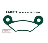 EBC Brakes FA483TT Plaquettes de frein