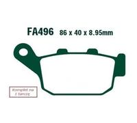 Ebc Fa-hh Series Fa496hh Sintered Brake Pads Noir