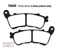 Ebc Fa-v Series Fa640v Sintered Brake Pads Noir