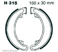 EBC Brakes H315 Jeu de mâchoires de frein