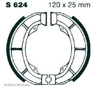 EBC Brakes S624 Jeu de mâchoires de frein