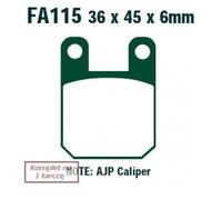 EBC Brakes SFA115 Plaquettes de frein