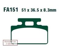 EBC Brakes SFA151 Plaquettes de frein