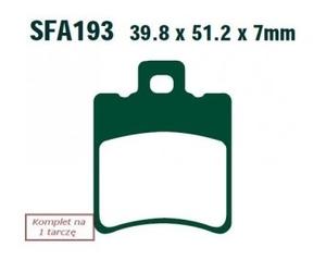 EBC Brakes SFA193HH Plaquettes de frein