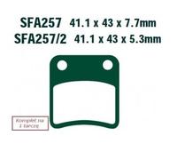 EBC Brakes SFA257 Plaquettes de frein