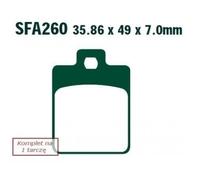 Ebc Sfa-hh Series Sfa260hh Sintered Brake Pads Noir