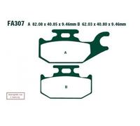 EBC Brakes SFA307 Plaquettes de frein