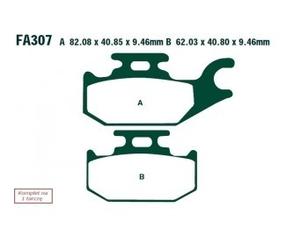EBC Brakes SFA307HH Plaquettes de frein