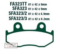 EBC Brakes SFA323 Plaquettes de frein