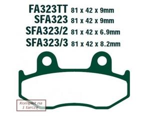 EBC Brakes SFA323HH Plaquettes de frein